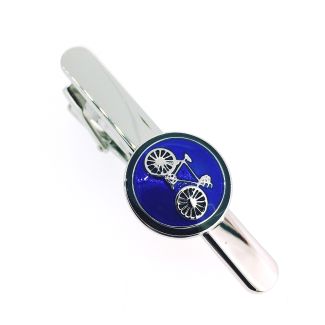 Pasador de Corbata Logo Bicicleta Azul - gemelolandia