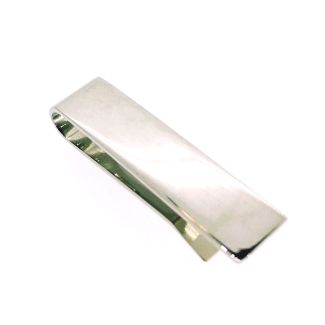 Pasador de Corbata Slim 35 mm Tono Plateado 1 - Gemelolandia
