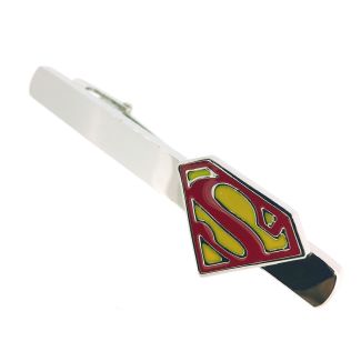 Pasador de Corbata Superman Logo Amarillo Rojo 01