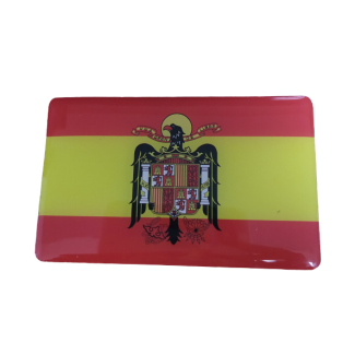 Pegatina Bandera España Agula de San Juan 7x4cm - Gemelolandia