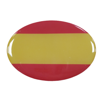 Pegatina Bandera España 6,5x4,5cm - Gemelolandia