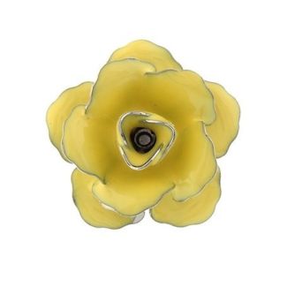 Pin Broche de Solapa Flor Amarilla 01