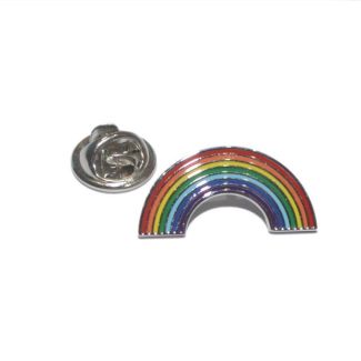 Pin de Solapa Arco Iris Esmaltado