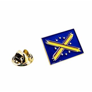 Pin de Solapa Bandera ADÑ Falange Española 20x15mm-Gemelolandia
