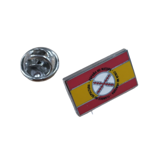 Pin de Solapa Bandera España Lema Tercios de Flandes 18x11mm - Gemelolandia
