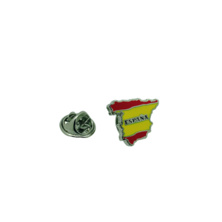 Pin de Solapa Bandera España Mapa 17x14mm - Gemelolandia
