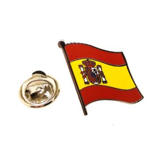 Pin de Solapa Bandera España Mastil  - Gemelolandia
