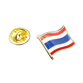 Pin de Solapa Bandera Mastil Tailandia 16x15mm - Gemelolandia