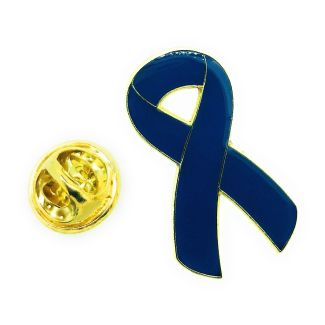 Pin de Solapa Blue Ribbon-Lazo Azul-Gemelolandia