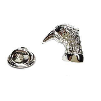 Pin de Solapa Cabeza de Faisán 3D Plateada