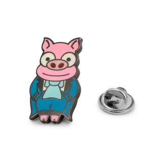 Pin de Solapa Cerdito Simpsons 30mm - Gemelolandia