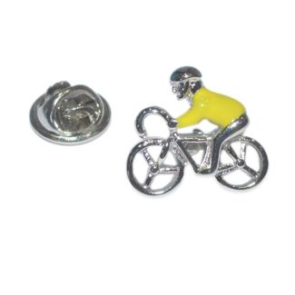 Pin de Solapa Ciclista Maillot Amarillo