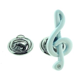 Pin de Solapa Clave de Sol Blanca-Gemelolandia