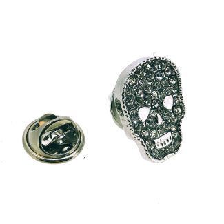 Pin de Solapa Cristal Skull Lapel Pin - Gemelolandia