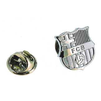 Pin de Solapa del FC Barcelona Plateado - Gemelolandia