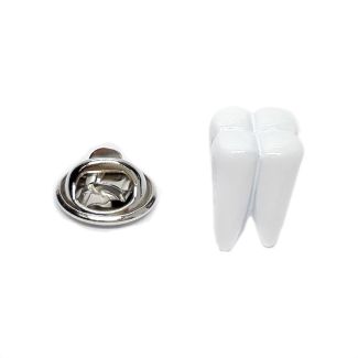 Pin de Solapa Dentista Muela 3D