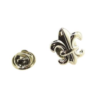 Pin de Solapa Flor de Lis Acero - Gemelolandia