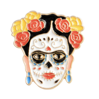 Pin de Solapa Frida Kahlo Catrina Mexicana - Gemelolandia