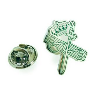 Pin de Solapa Guardia Civil Haz de Lictores y Espada Verde-Gemelolandia