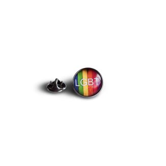 Pride Pin LGBTIQ+ gay pride flag 16mm - MOD 1 Magglas Pin