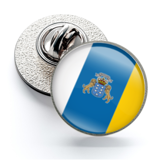 Pin de Solapa Magglass Bandera de Islas Canarias 16mm - Gemelolandia