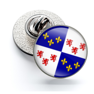 Pin de Solapa Magglass Banderas Regiones Francia Picardy - Gemelolandia