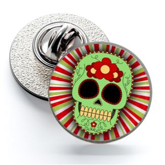 Pin de Solapa Magglass Calavera Catrina Nº16 16mm - Gemelolandia