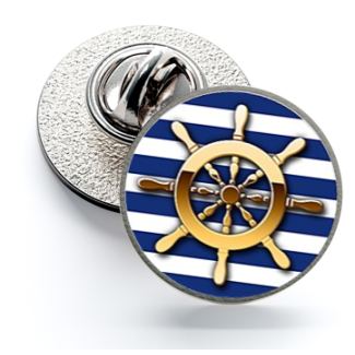 Pin de Solapa Magglass Nautico Nº21 16mm - Gemelolandia