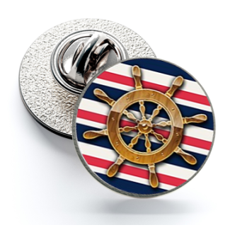 Pin de Solapa Magglass Nautico Nº9 16mm - Gemelolandia