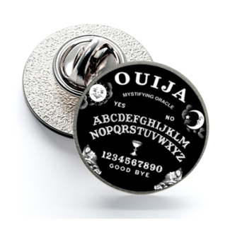 Pin de Solapa Magglass Ouija Black 16mm - gemelolandia