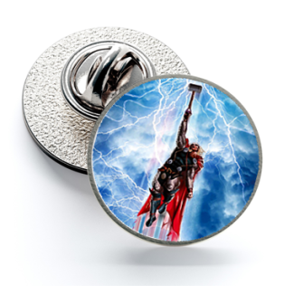Pin de Solapa Magglass Martillo Thor Accion - Gemelolandia