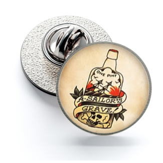 Pin de Solapa Magglass Vintage Tattoo Nº14 16mm - Gemelolandia