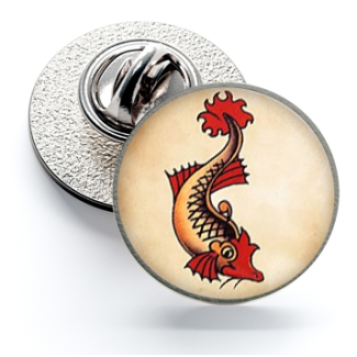 Pin de Solapa Magglass Vintage Tattoo Nº19 16mm - Gemelolandia