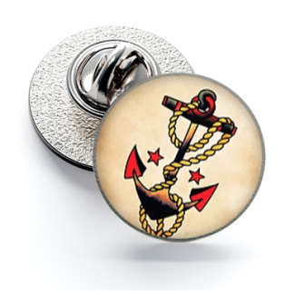 Pin de Solapa Magglass Vintage Tattoo Nº21 16mm - Gemelolandia