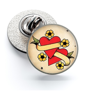 Pin de Solapa Magglass Vintage Tattoo Nº24 16mm - Gemelolandia