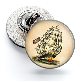Pin de Solapa Magglass Vintage Tattoo Nº36 16mm - Gemelolandia