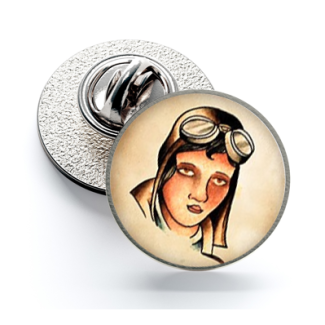 Pin de Solapa Magglass Vintage Tattoo Nº3 16mm - Gemelolandia