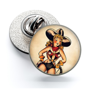 Pin de Solapa Magglass Vintage Tattoo Nº5 16mm - Gemelolandia