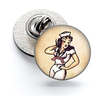 Pin de Solapa Magglass Vintage Tattoo Nº7 16mm - Gemelolandia