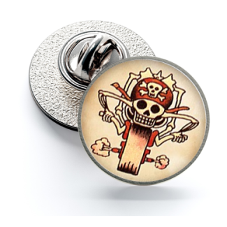 Pin de Solapa Magglass Vintage Tattoo Nº9 16mm - Gemelolandia