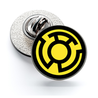 Pin de Solapa Magglass Yellow Lantern - Gemelolandia