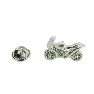 Pin de Solapa Moto de Competición 3D Acero - Gemelolandia