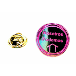 Pin de Solapa Nosotros Podemos 18mm-Gemelolandia