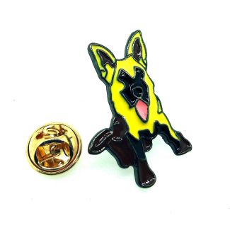 Pin de Solapa Pastor Alemán 25x20mm-Gemelolandia