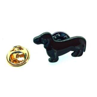 Pin de Solapa Perro Salchicha 25x15mm-Gemelolandia