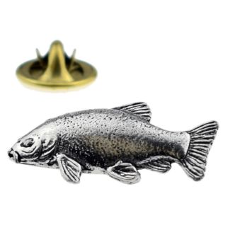 Pin de Solapa Pescado de Zanja Plateado-Gemelolandia