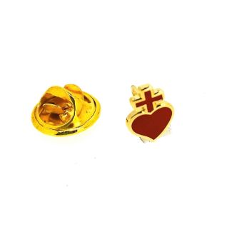 Pin de solapa Sagrado Corazón 10x7mm - Gemelolandia