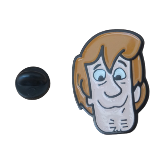 Pin de Solapa Shaggy Scooby Doo Face 30x23cm - Gemelolandia
