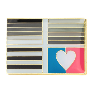 Pin de Solapa Straight Pride Flag LGTBI-Gemelolandia