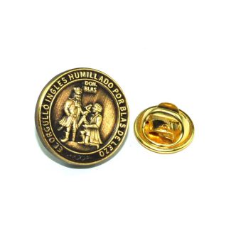 Pin de Traje Medalla de Blas de Lezo Homenaje mod A